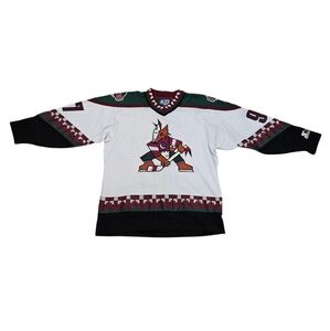 Vintage 1990s Starter Phoenix Coyotes Jeremy Roenick Kachina Jersey – Size L